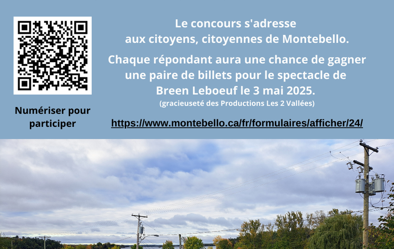 Concours - Proposez un nom pour le parc riverain de Montebello