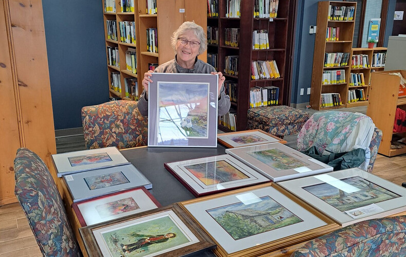 La bibliothèque de Montebello présente : La peintre Noëlla Pelletier-Lévesque